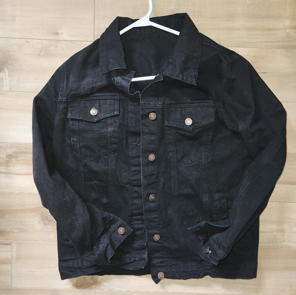 Oversized  jean jacket (small)
